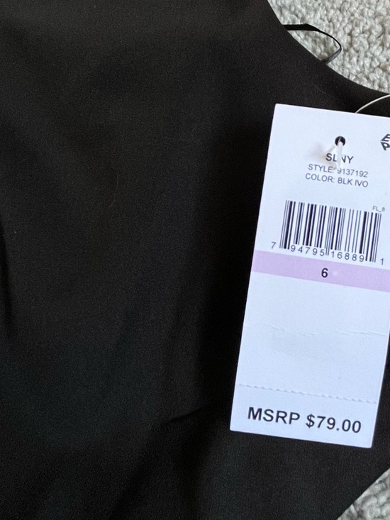 NWT SLNY Women’s Bow Cocktail Dress 6 - Picture 4 of 7